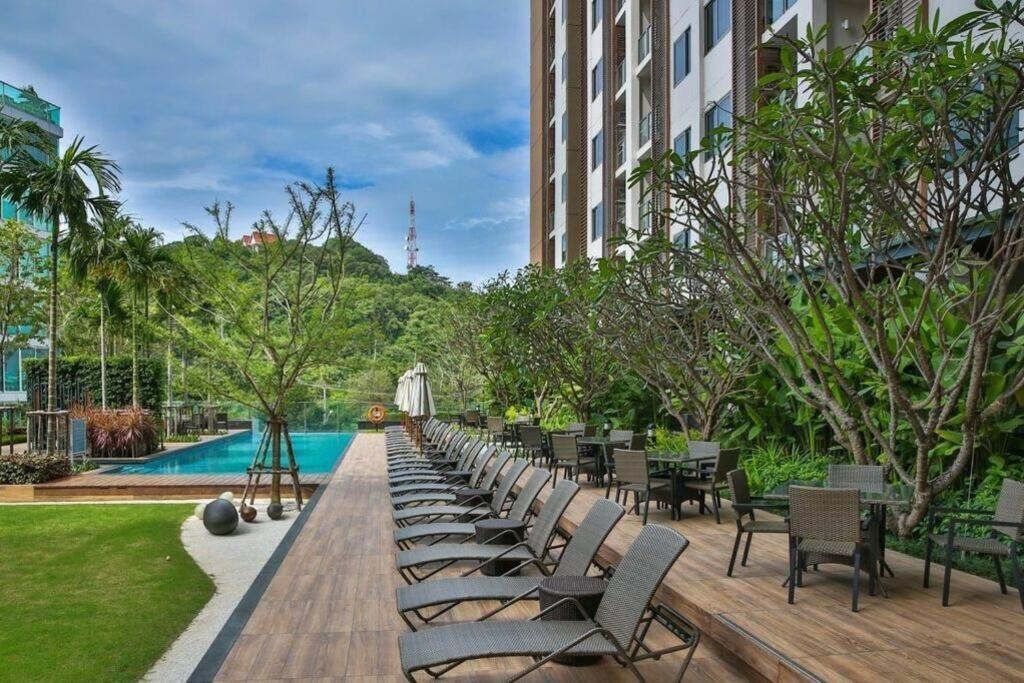 Sea View -High Floor 2 Bed Room Excellent Location Pattaya Bagian luar foto