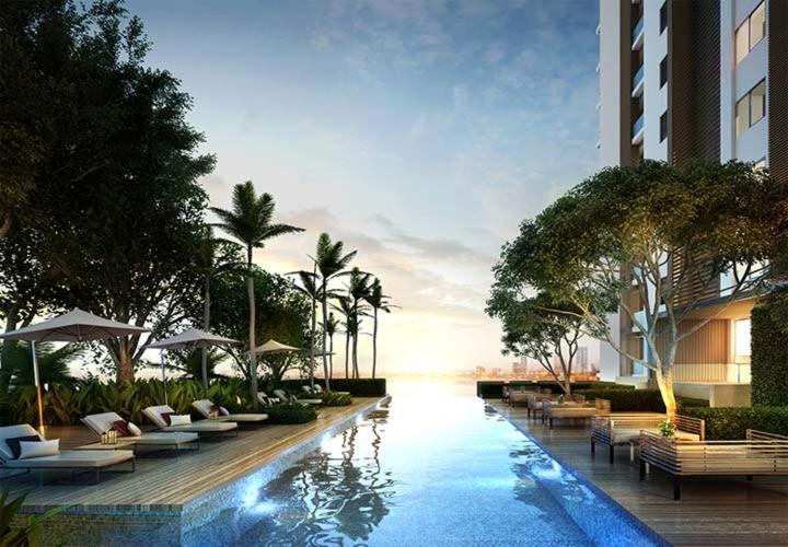 Sea View -High Floor 2 Bed Room Excellent Location Pattaya Bagian luar foto